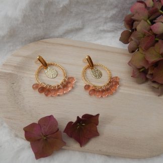 Boucles d'oreilles Calliope - pêche
