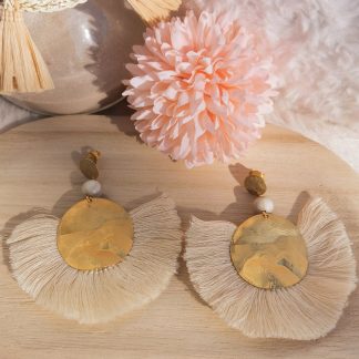 Boucles d'oreilles Erato - Pierre de lune