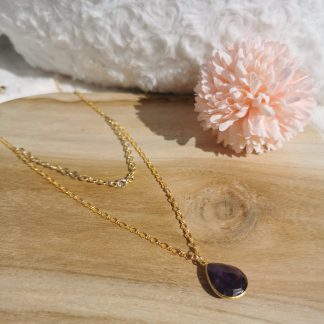 Collier Freya - Améthyste