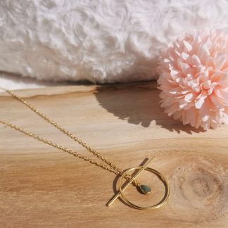 Collier Maât - Jaspe vert