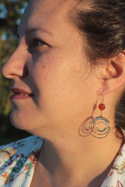Boucles d'oreilles Polaris - portées