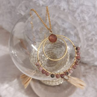 Collier Nix - Rhodochrosite