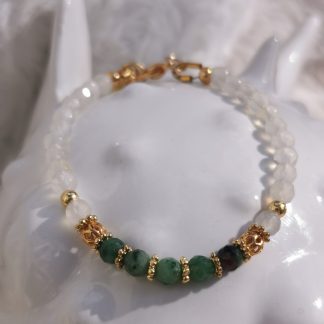 Bracelet Elpis - Rubis zoisite