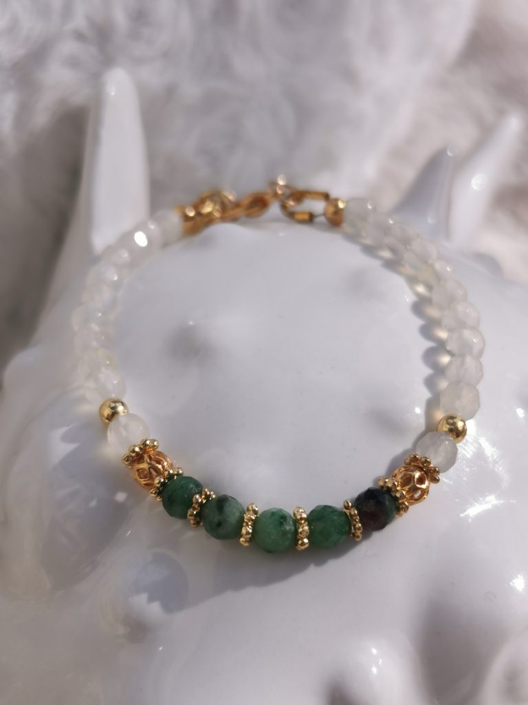 Bracelet Elpis - Rubis zoisite