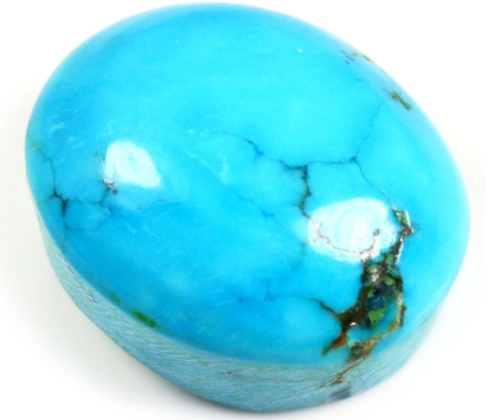 Pierre turquoise cuivrée