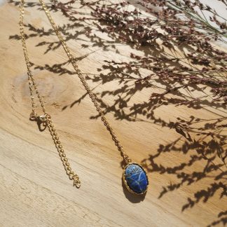 Collier Khepri sacré - Lapis lazuli