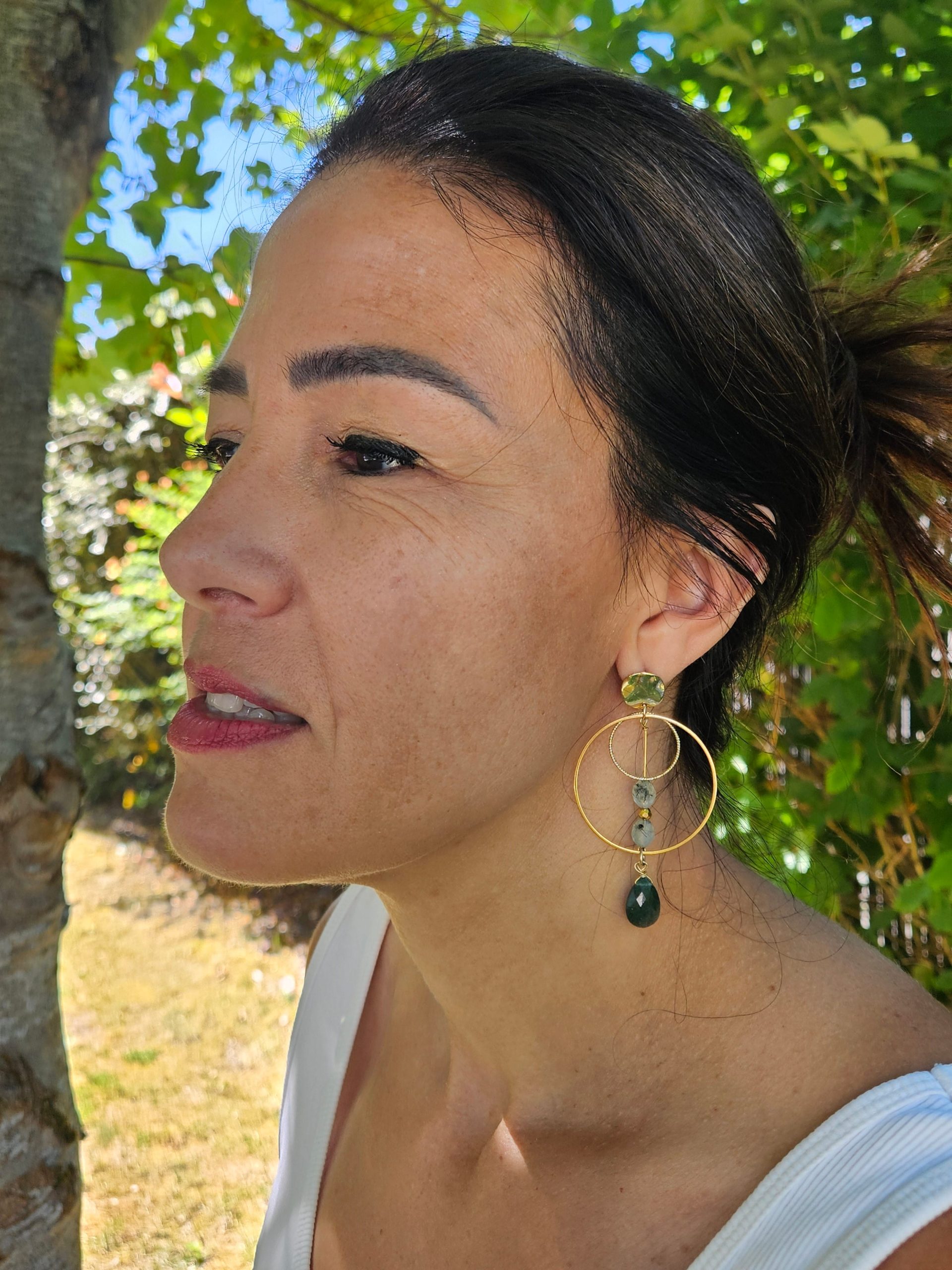 Boucles ELYRA portées