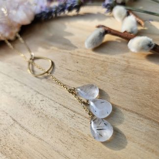 Collier NEREA Quartz rutile
