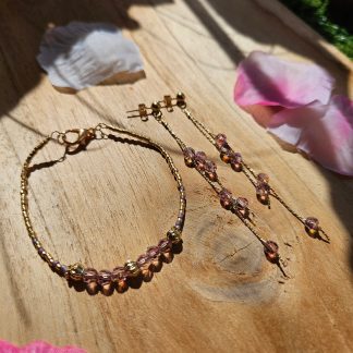 Crystal - Ensemble rose 2 min